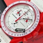 Omega*Swatch White Dial Mission to Mars 42MM Watch